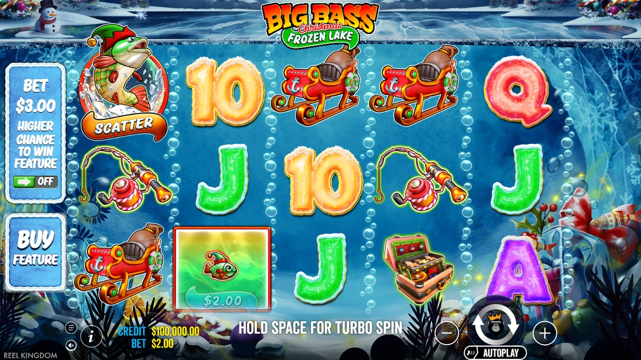 Portada de Big Bass Christmas – Frozen Lake