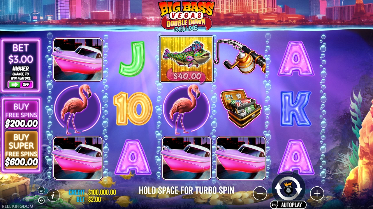 Portada de Big Bass Vegas Double Down Deluxe