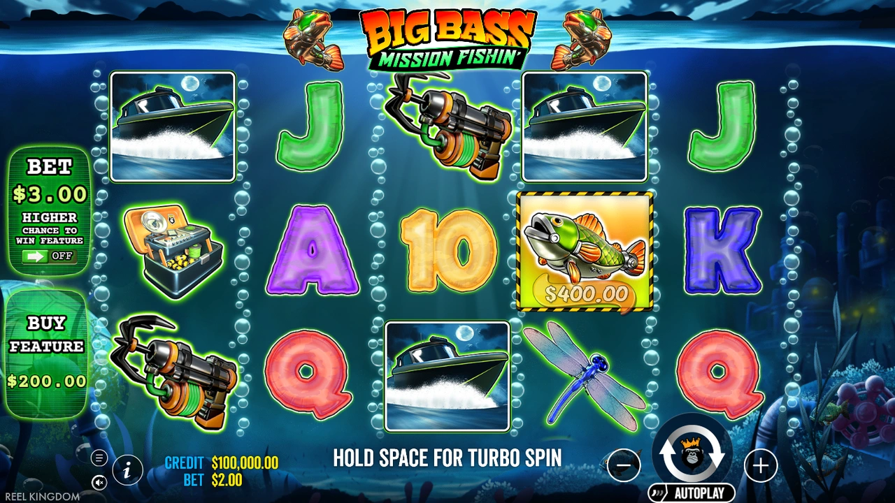 Portada de Big Bass Mission Fishin’