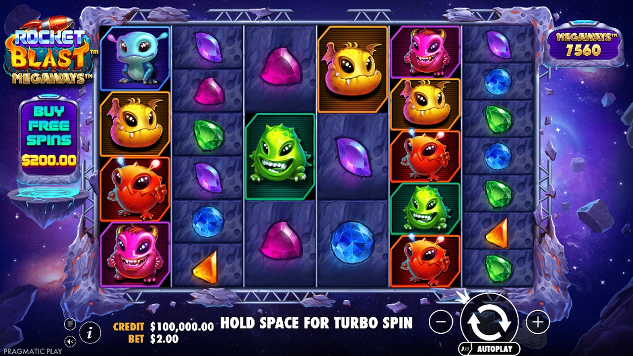 Portada de Rocket Blast Megaways