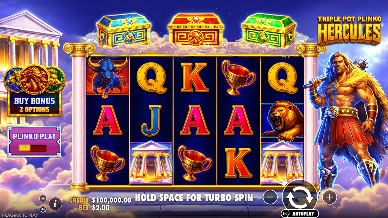 Portada de Triple Pot Plinko – Hercules
