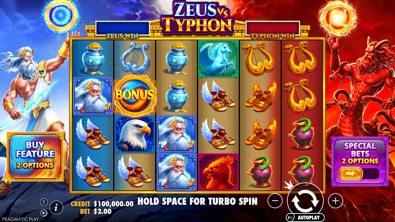 Portada de Zeus vs Typhon